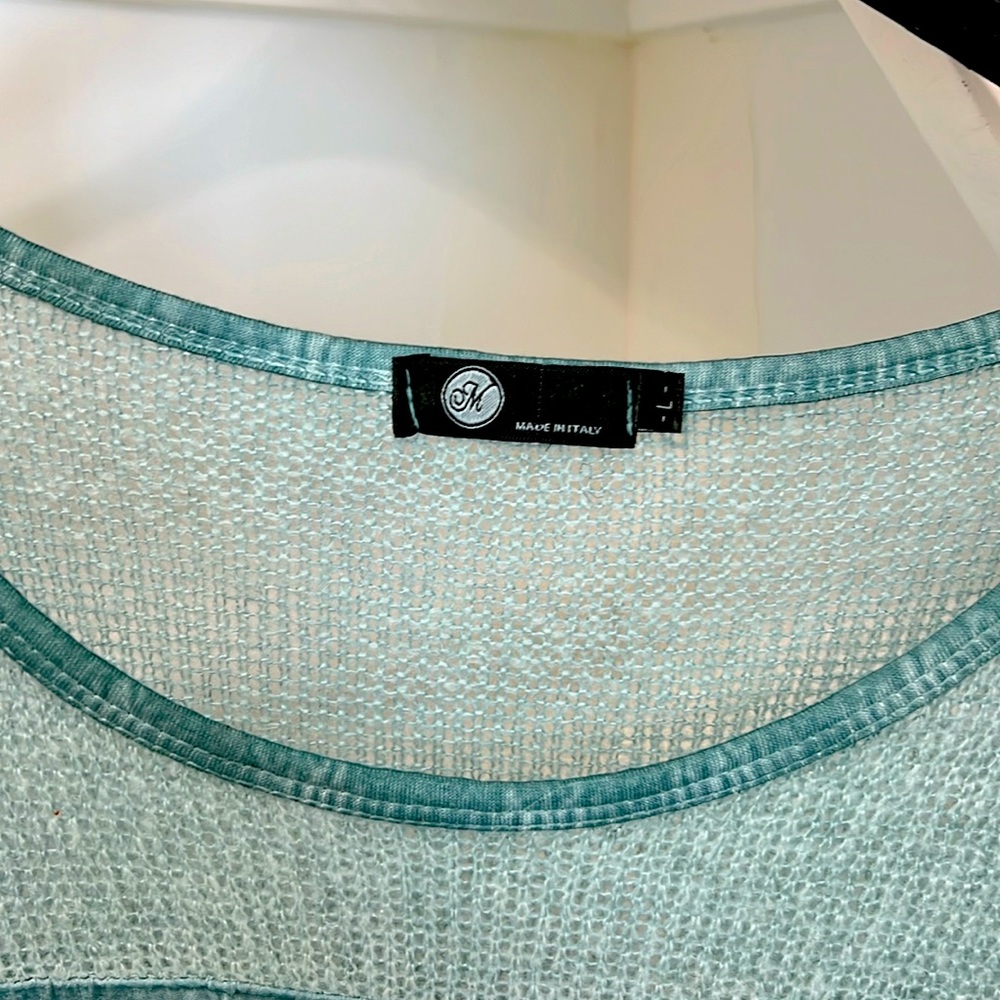 M MADE IN ITALY BLOUSE SIZE L